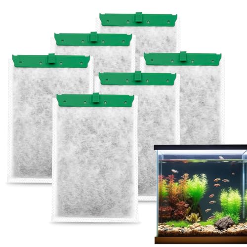 DNCG Filterpatronen für Aquarien, Kartusche für Aquarien | Aktivkohlefilterpatrone 6X | Filterpatrone für Aquarium kompatible Ersatzfilterpatronen für Aquarien von DNCG