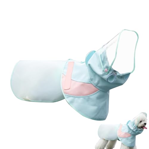 Dog Raincoat, Portable Dog Rain Coat, Dog Rain Jacket, Raincoat for Dogs, Dog Rain Coat, Dog Rain Poncho, Waterproof Pet Raincoats with Poncho Hood von DNCG