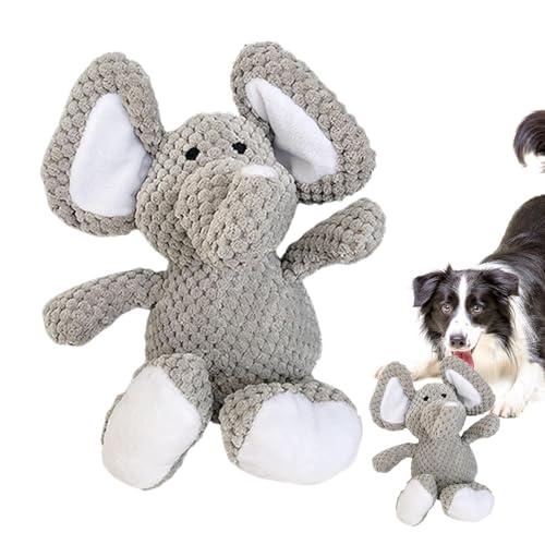 Hundespielzeug Crinkle Squeak, quietschendes Plüschspielzeug für Hunde – Plüschtier für Hunde zum Kauen, unzerstörbares Hundespielzeug, Quietschspielzeug für Hunde gegen Langeweile für große von DNCG