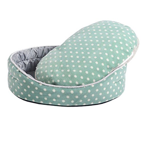 DOG BED Hundebett Katze Haus Waschbar Herbst Hund Haus Matte Doppelseitig Verfügbar Hund Haus Haustier Zubehör (Farbe : Green, Größe : 150*95*20cm) von DOG BED