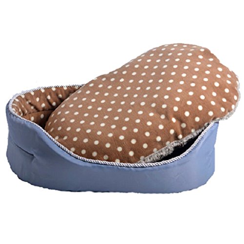 DOG BED Hundebett Katze Haus Waschbar Herbst Hund Haus Matte doppelseitig Verfügbar Hund Haus Haustier Zubehör (Farbe : Brown, größe : 100 * 75 * 17) von DOG BED