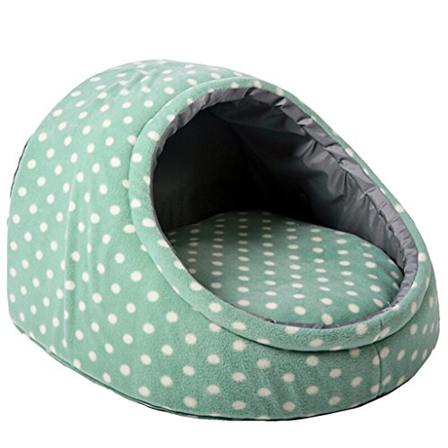 DOG BED Hundebett Katzenhaus Waschbar Herbst Hund Hausmatte Kleine Hund Haus Pet Produkte (Farbe : Green) von DOG BED