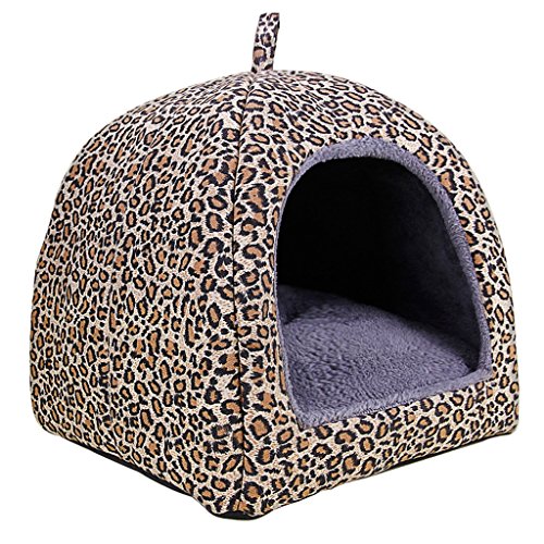 DOG BED Hundebett Katzenhaus abnehmbar und waschbar Hundehütte Vier Jahreszeiten universal Haustier Nest Heimtierbedarf (Farbe : B) von DOG BED