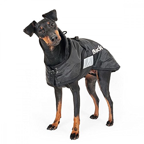 BACK ON TRACK - Winter Coat 46 cm - (734004110625), Schwarz von DOG Copenhagen