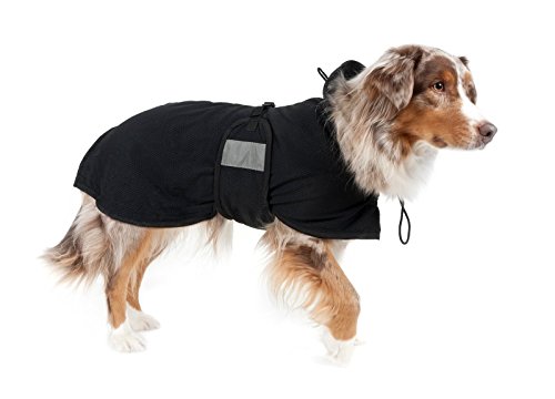 Back-On-Track-Hundemantel, 29 cm, Schwarz von DOG Copenhagen