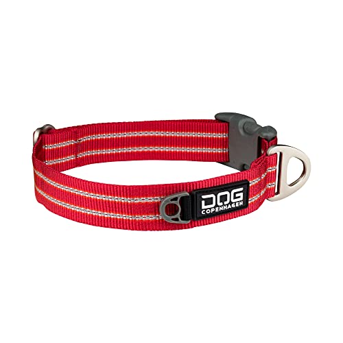 DOG Copenhagen Hundehalsband V2 Urban Style Collar Classic Red Größe L von DOG Copenhagen