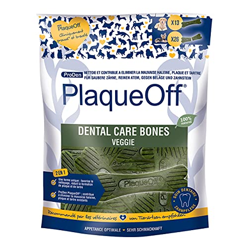 Proden Plaqueoff Dental Care Bones Veggie Leckerli/Kekse, 485 g von DOG Copenhagen