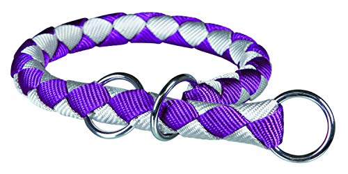 Trixie Cavo Zug-Stopp-Halsband S: 25–31 cm/ø 12 mm beere/silber von DOG Copenhagen