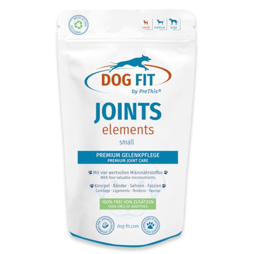 DOG FIT by PreThis® Joints Elements I Für die Gelenkfunktion von Hunden I Gelenkschutz Gelenknorpel I Frei von Zusätzen (small bis 10 kg) von DOG FIT by PreThis