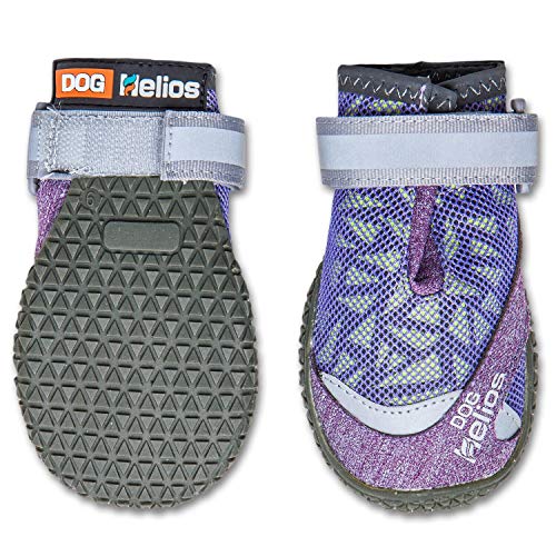 Dog Helios 'Surface' Premium Grip Performance Hundeschuhe, Größe XS, Violett von DOG HELIOS