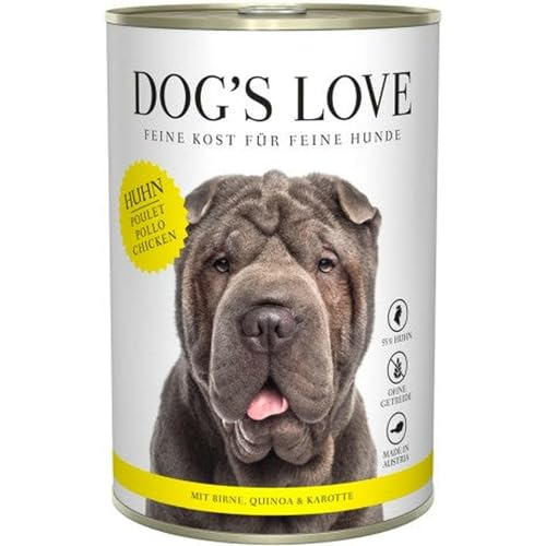 DOG'S LOVE Classic Huhn, 6er-Pack (6 x 400g) von DOG'S LOVE