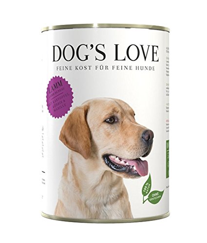 DOG'S LOVE Classic Nassfutter Hund Lamm mit Kartoffel, Kürbis & Marille (18 x 400g) von DOG'S LOVE