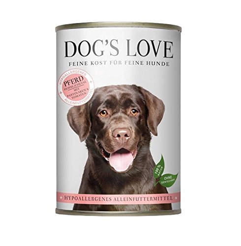 DOG'S LOVE Pferd mit Pastinaken & Tomaten (6 x 400g) von DOG'S LOVE LOVE