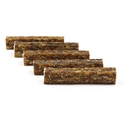 DOGBOSS 100% Natur Kauriegel, Hundeleckerli, gesunder Hundesnack, Rinderhaut mit Dorsch, 5 Stück 12 cm von DOGBOSS