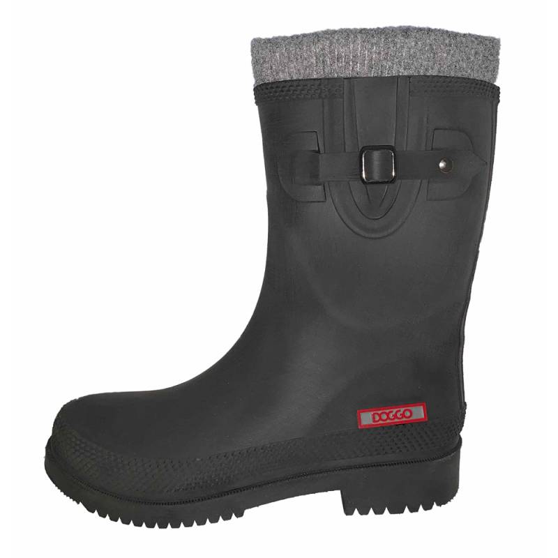 DOGGO Damen Stiefel Lotte Winter schwarz, Gr. 42 von DOGGO