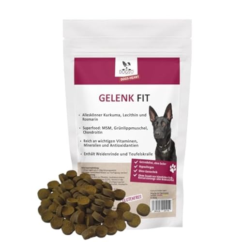 DOGS-HEART Gelenk Fit-Drops - Gelenkfreundliche Inhaltsstoffe, tierärztlich abgestimmt von DOGS-HEART