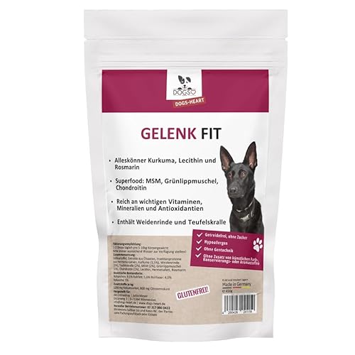 DOGS-HEART Gelenk Fit-Drops - Gelenkfreundliche Inhaltsstoffe, tierärztlich abgestimmt von DOGS-HEART