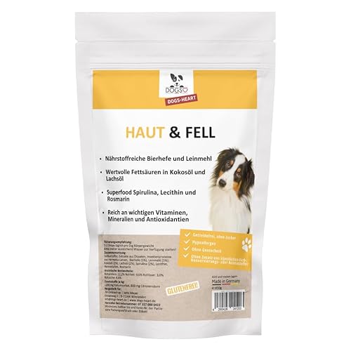 DOGS-HEART Haut- und Fell Drops - Freude für Haut und Fell mit tierärztlich abgestimmter Rezeptur von DOGS-HEART