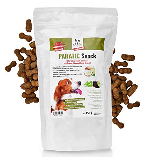 DOGS-HEART PARATIC Hunde Leckerli | Natürlicher Haut- & Fellschutz mit Schwarzkümmelöl & Kokosöl | Premium Snack für Hunde | 100% natürlich & ohne Zusätze (450 g) von DOGS-HEART