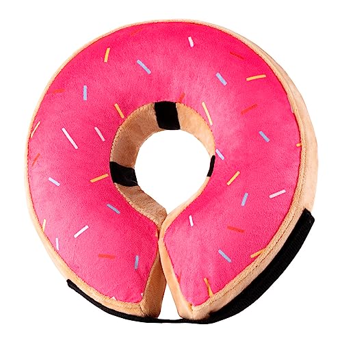 Donut-Halsband für Hunde, Hundehalsband, Alternative nach Operationen, große/mittelgroße/kleine Hunde und Katzen (Rose, Größe M) von DOGTACT