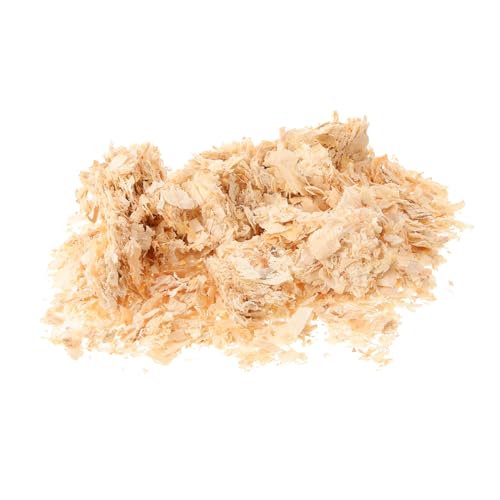 DOITOOL 1 Packung Hamster einstreu hamsterzubehör Meerschweinchen-Holzspäne Igelbettwäsche Haustiere Haustiersachen Hamsterhackschnitzel Hamsterspäne Goldener Haustierzubehör Sägespäne von DOITOOL