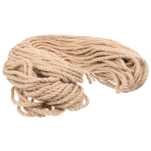 DOITOOL Multifunktionales Sisal-kratzbaumseil für Katzen Schneidbar Austauschbar 50 M 5 Mm für Kratzbaum von DOITOOL