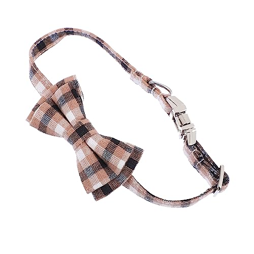 DOITOOL Plaid Katzenhalsbänder Haustierhalsband Verstellbares Hundehalsband Fliege Für Kätzchen Und Attraktiv von DOITOOL