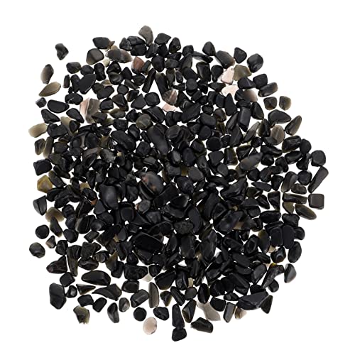 DOITOOL 200 G Packung Mit 7–9 Mm Obsidian-Steinen Dekorative Ornamente Für Aquarien Natürliches Für Aquarien Kies Für Den Schreibtisch von DOITOOL