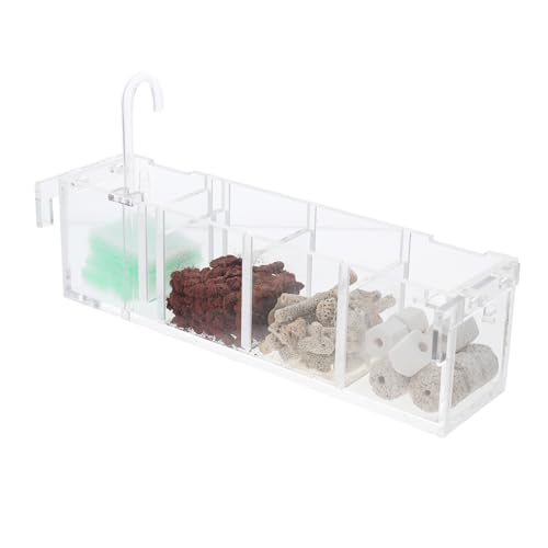 DOITOOL 1 Satz Filter Für Fischbecken Sieb Kunststoffreiniger Aquarienbedarf Hängendes Filterwerkzeug Aquariumreiniger Für Aquarienwasser Acryl Büro Extern Filterkasten von DOITOOL