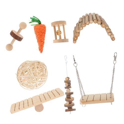 DOITOOL 1satz Hamster Holzspielzeug Kletterleiter Schaukeltier Für Kleintiere Für Hamster Meerschweinchen Und Andere Haustiere Fördert Und Spielspaß DOITOOL 1satz Hamster Holzspielzeug Kletterleiter Schaukeltier Für Kleintiere Für Hamster Meerschweinchen Und Andere Haustiere Fördert Und Spielspaß von DOITOOL