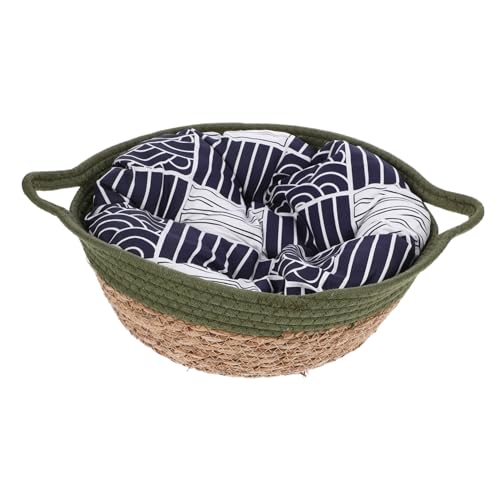 DOITOOL Elegantes Gewebtes Katzennestbett Haustierbett Nest Für Katzen Und Hunde Bequem Und Atmungsaktiv Und Pflegeleicht Für Den Schlaf Von Haustieren Zufälliger Stil DOITOOL Elegantes Gewebtes Katzennestbett Haustierbett Nest Für Katzen Und Hunde Bequem Und Atmungsaktiv Und Pflegeleicht Für Den Schlaf Von Haustieren Zufälliger Stil von DOITOOL
