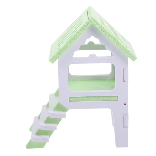 DOITOOL 1 Satz hamsterhaus Hamster häuschen hamger Spielzeuge Hamster- -Versteck dekoratives Hamsterversteck Doppelschicht Käfig schlafendes Nest Hamsternest Meerschweinchen PVC von DOITOOL