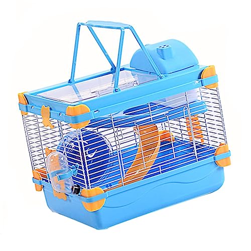 DOITOOL Hamster-Tragekäfig 1 Satz Schlosshamsterkäfig Haustier Kaninchenhaus Hamsterkäfige Hamstervilla Tragbares Für Kleine Haustiere Schiebedach Acryl Reisen Doppelschicht von DOITOOL