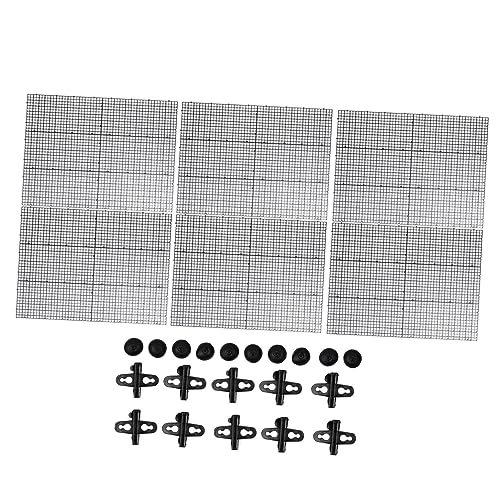 DOITOOL 1 Satz Trennwand Für Aquarien Tankteiler Fischkiste Aquarienbedarf Aquarium Eierkiste Aquarium Gitterteiler Aquariumboden Fischteiler Für Tank Tablett Plastik Partitionssatz von DOITOOL