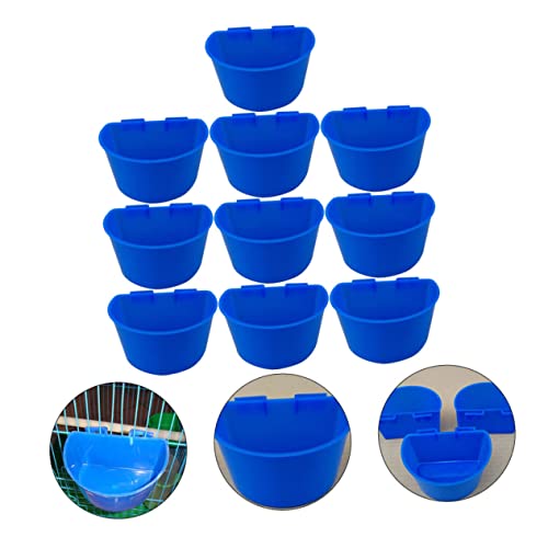 DOITOOL 10st Taube Sandbecher Hühnerwasserbecher Kaninchenfutter Vogelhäuschen Hängend Hängendes Vogelhäuschen Wasserspender Für Hamster Wasserspender Für Kaninchen Materialkiste Hase von DOITOOL