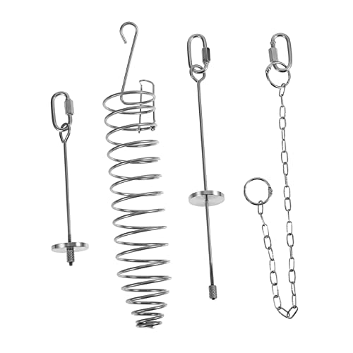 DOITOOL 12 STK Papageienfruchtgabel Vogelfuttergabeln Halter Zum Aufhängen Von Lebensmitteln Papageienspielzeug Becher Für Papageienfütterung Ara Rostfreier Stahl Füttern Obststand von DOITOOL