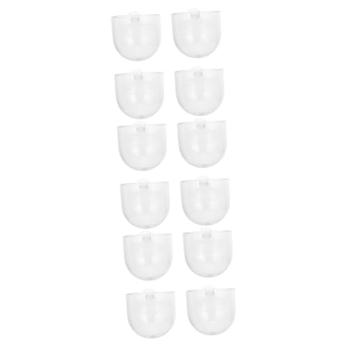 12 STK Tasse Wasserpflanze Kleines Topfaquarium Mini-saugnäpfe Tassen Für Terrarien Aus Glas Saugnäpfe Für Aquarien Kleiderbügelständer Mini-Pflanzen Acryl Mit Saugnapf Pflanztopf von DOITOOL
