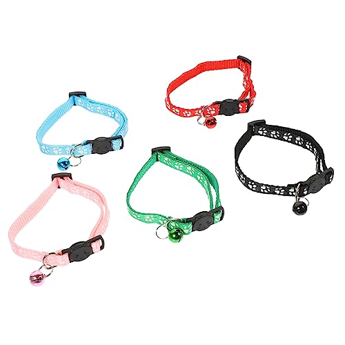 DOITOOL 15 STK Katzenhalsband Welpenhalsband Welpen Farbige Welpenhalsbänder Kätzchenhalsband Mit Glöckchen Halsband Für Welpen Halskette Für Katze Haustierhalsband-dekor Nylon von DOITOOL