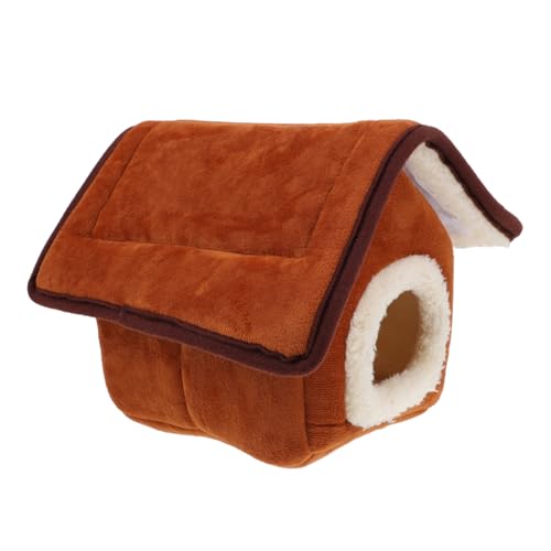 DOITOOL 1stk Baumwollnest Für Kleine Haustiere Tragbare Hamster Käfig Winter Mäuse Käfig Hamster Hideaway Hängen Hamster Bett Kuscheln Hütte Zelt Hundesofa Hamster Pad Baumwolle Kätzchen von DOITOOL