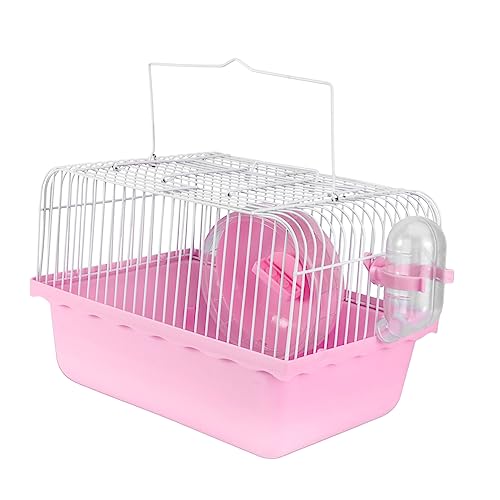 1Stk Hamster häuschen hamsterbett Hamsterspielzeugkäfig hamsterrad Meerschweinchentransportbox für Haustierhaus Kleintierbedarf Hamsterkäfig Doppelschicht Haustierkäfig von DOITOOL