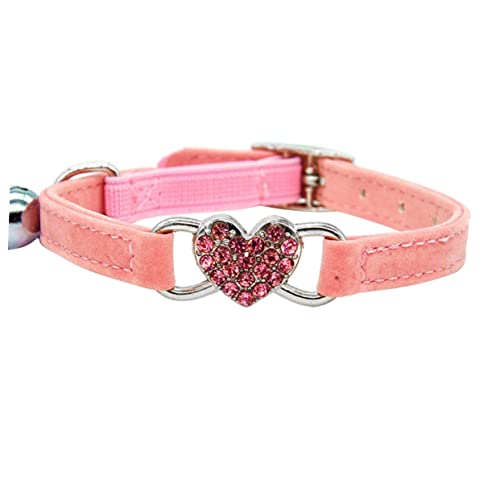 DOITOOL 1stk Kettenhalsband Für Haustierhalsband Mit Strass Zubehör Kätzchenhalsbänder Welpenhalsband Katzenhalsband Strass Strass-Accessoires Katzenkette Herz von DOITOOL