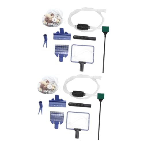 DOITOOL 2 Sätze Aquarium Wasser wechsel Set Aquarium-Reinigungsset Kiesreiniger absaugen Aquariumreiniger Kies Werkzeug Aquarienkies-Reinigungswerkzeug Siphon Waschmittel Filter Plastik von DOITOOL