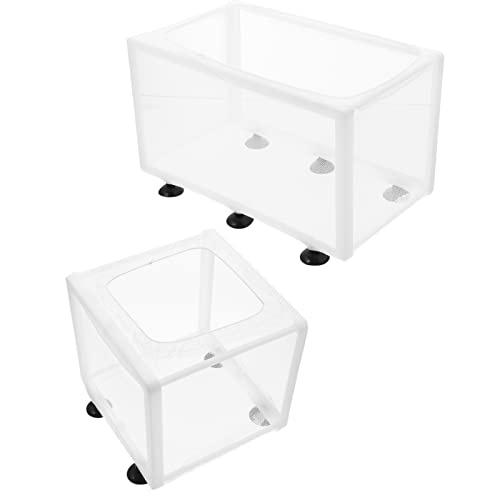 DOITOOL 2 Stücke Boxen Isolationsbox Für Aquarien Aquarienbrüterei Inkubator Zuchtkäfig Inkubator Zum Laichen Von Fischen Zuchtnetz Zur Trennung Von Aquarien Baby Klein Stoff Zierfische von DOITOOL