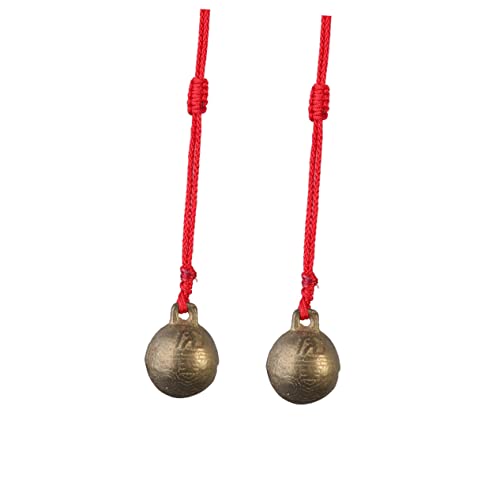 DOITOOL 2St Halskette mit Weihnachtsglocken Weihnachtsbaum Glocke Halsketten eine Halskette Nackenzubehör für Haustiere Glockenhalsband für Welpen Hündchen die Klingel von DOITOOL