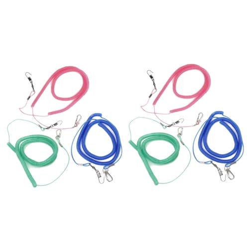 DOITOOL 2-teiliges Trainingsseil-vogelleinen-Set 74 5 cm Aufgewickelt Für Käfig 6 M Stretch-Metall Bequem Für Agapornis Fischeri-vögel von DOITOOL
