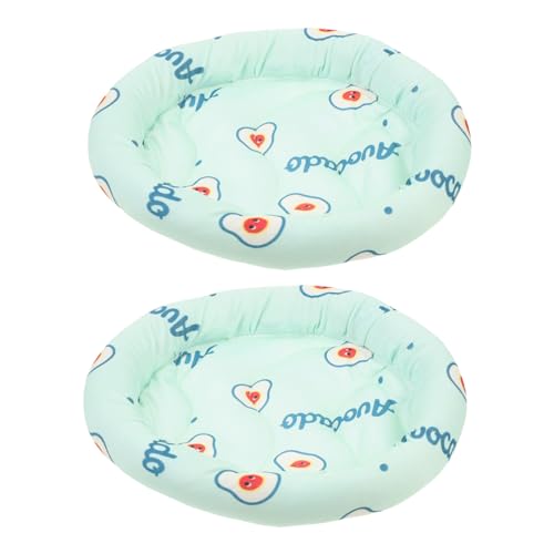 DOITOOL 2st Hamster Pad Kleine Haustiermatte Hasenkühlkissen Kühlkissen Kleiner Tier Haustierkühlmatte Hamstereis Kaninchenkühlmatte Haustierdecke Spielzeug Eisseide Kriechen von DOITOOL