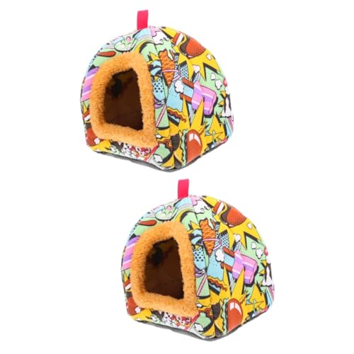 DOITOOL 2st Haustier Jurte Nest Schlafsack Hamster Haustierbett von DOITOOL