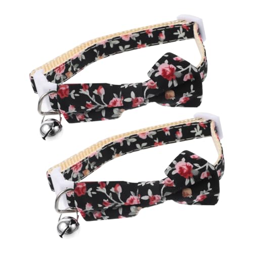 DOITOOL 2st Hundehalsband Für Haustiere Katzenhalsband Blumen-welpenhalsband Hundesicherheitsversorgung Katzenhalskette Pu-halskreis Klein Geblümt Polyester-Nylon von DOITOOL