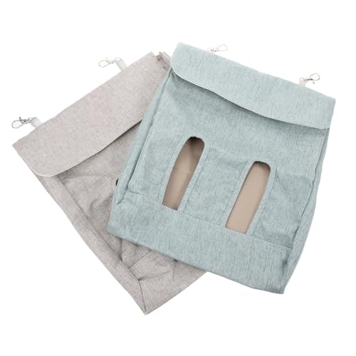 2st Kaninchen-heu-Tasche Futterbeutel Für Kaninchen Kaninchenfutterautomat Slow Feeder Für Kleine Haustiere Meerschweinchen Tasche Chinchilla Guinea-feeder Hängend Zubringer Stoff von DOITOOL