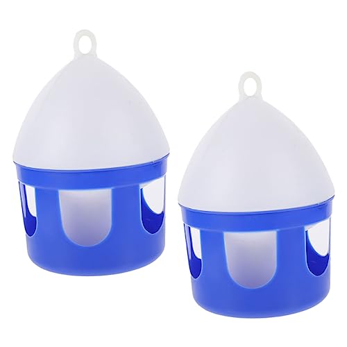 DOITOOL 2st Taube Liefert Taubenfutterspender Wasserspender Für Tauben Wassernäpfe Für Papageien Vogel Wassertrinker Tauben Wassertopf Tränkenäpfe Haustiertrinker Badewanne Haushalt PVC von DOITOOL